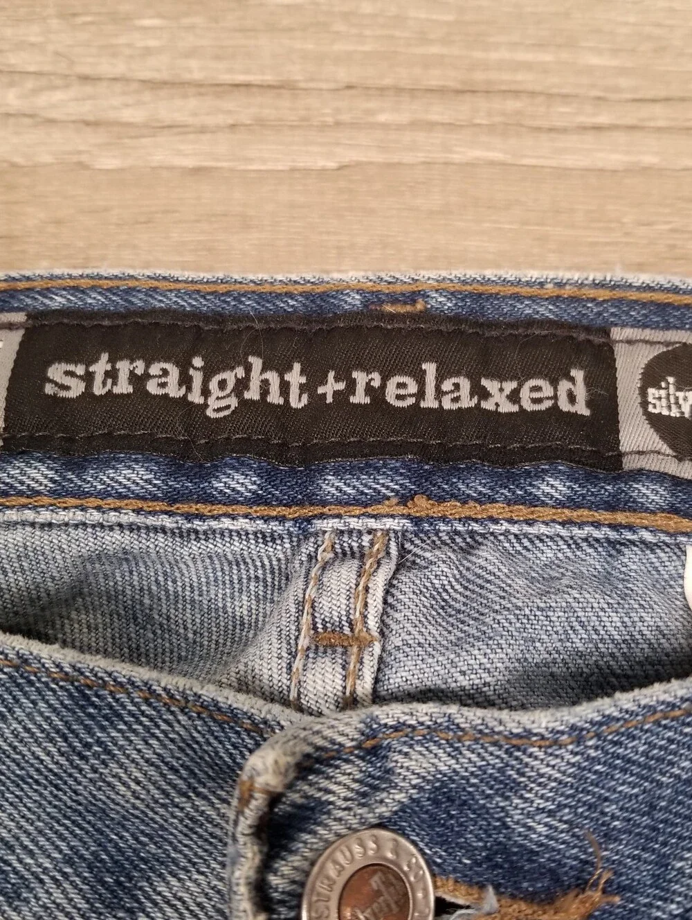 Vintage 90s Levis Silvertab Jeans Mens 30x32 Straight Relaxed Loose Retro